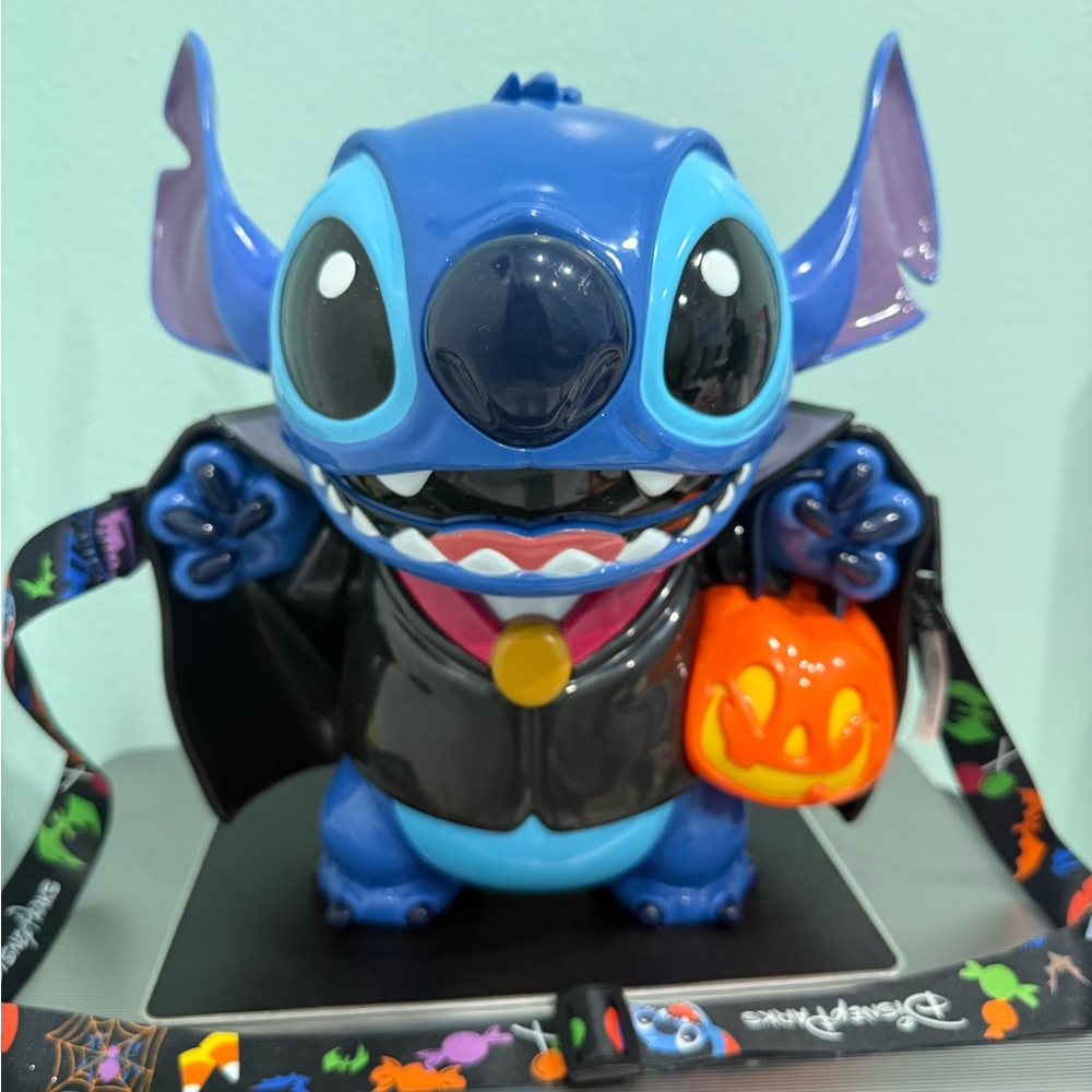 Brand new! Exclusive Disney Parks Halloween Stitch Popcorn Bucket 2024. - Picture 2 of 5
